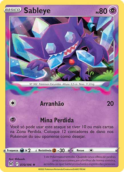 Carta Sableye (70 / 196)