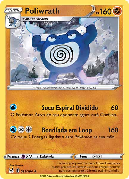 Carta Poliwrath (85 / 196)