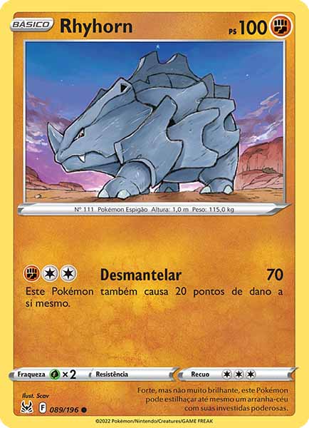 Carta Rhyhorn (89 / 196)