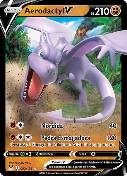 Carta Aerodactyl-V (92 / 196)