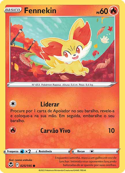 Carta Fennekin (25 / 195)