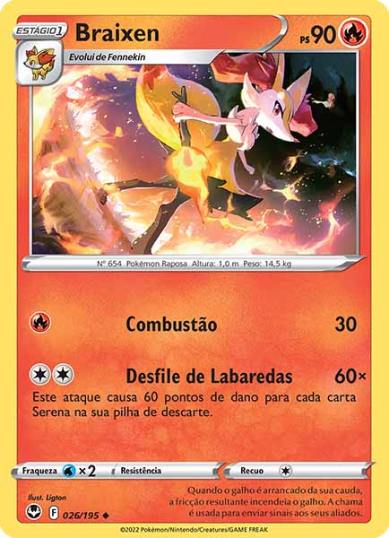 Carta Braixen (26 / 195)