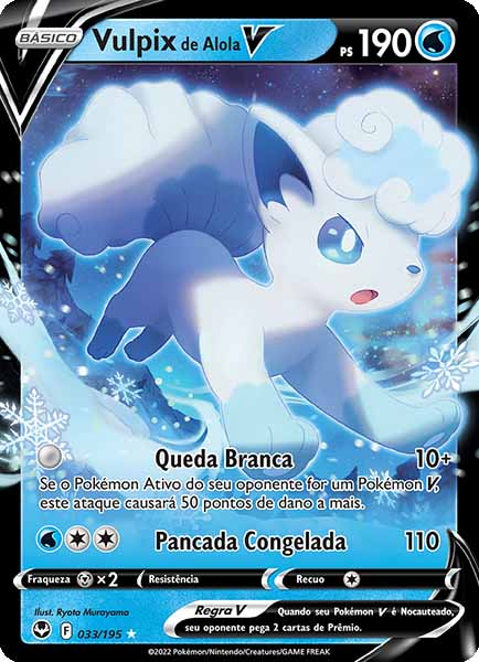 Carta Vulpix de Alola-V (33 / 195)