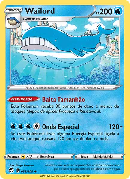 Carta Wailord (38 / 195)