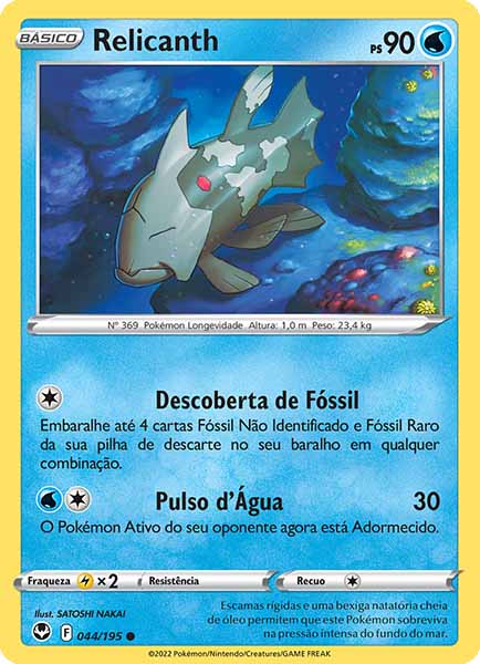 Carta Relicanth (44 / 195)