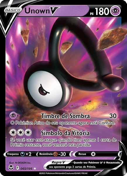 Carta Unown-V (65 / 195)