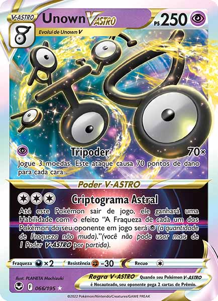 Carta Unown-V-ASTRO (66 / 195)