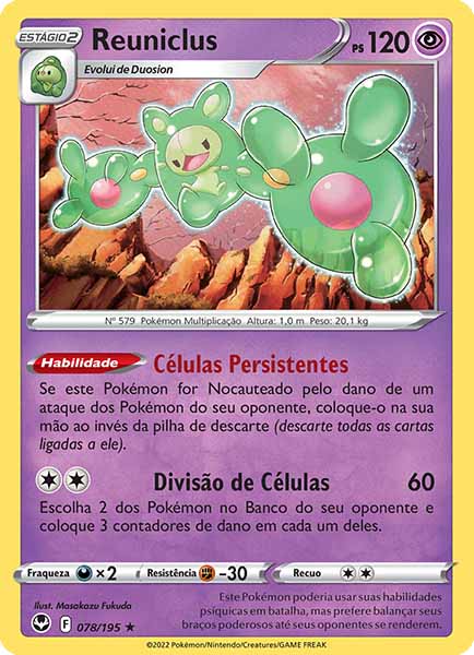 Carta Reuniclus (78 / 195)