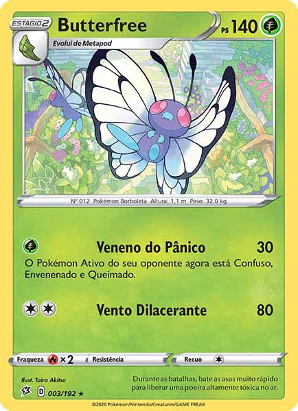 Carta Butterfree (3 / 192)