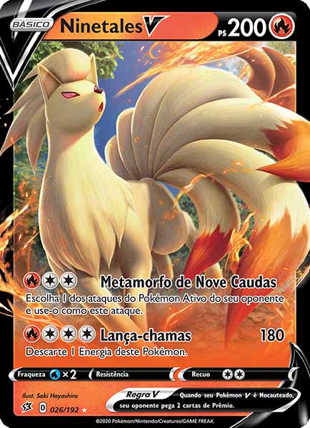 Carta Ninetales V (26 / 192)