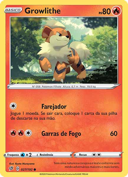 Carta Growlithe (27 / 192)