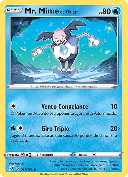 Carta Galarian Mr. Mime (37 / 192)