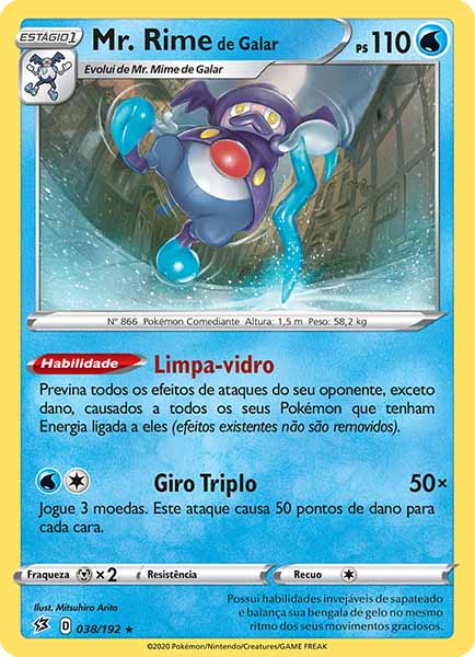 Carta Galarian Mr. Rime (38 / 192)