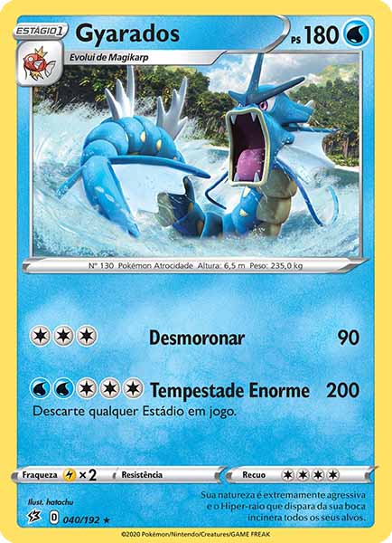 Carta Gyarados (40 / 192)