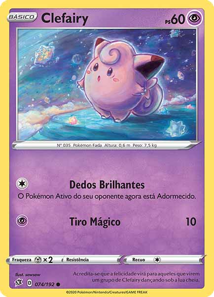 Carta Clefairy (74 / 192)