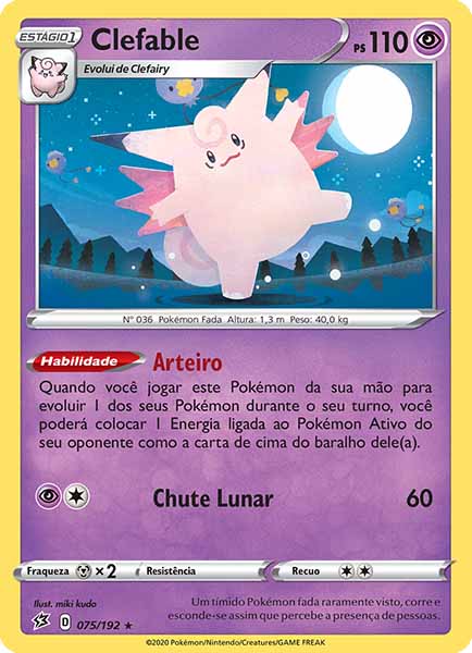 Carta Clefable (75 / 192)