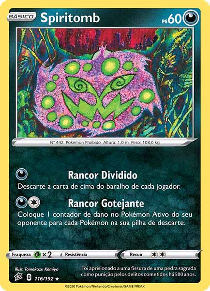 Carta Spiritomb (116 / 192)