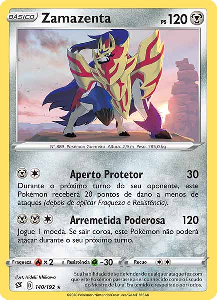 Carta Zamazenta (140 / 192)