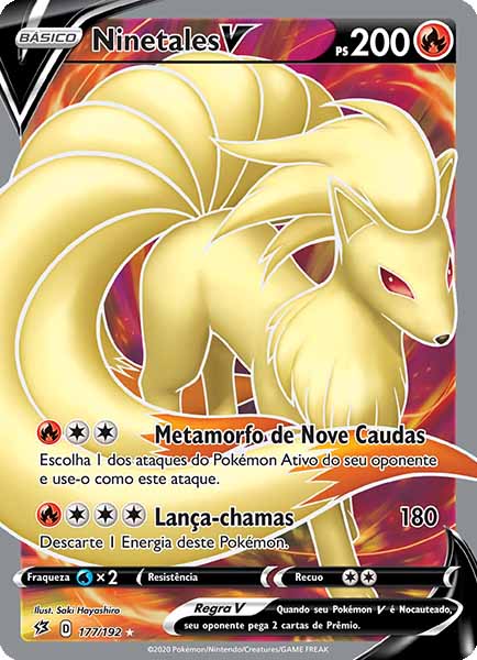 Carta Ninetales V (177 / 192)