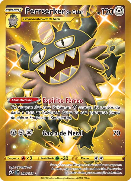 Carta Galarian Perrserker (205 / 192)