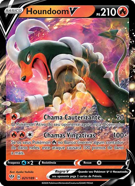 Carta Houndoom V (21 / 189)