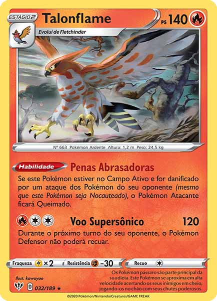 Carta Talonflame (32 / 189)