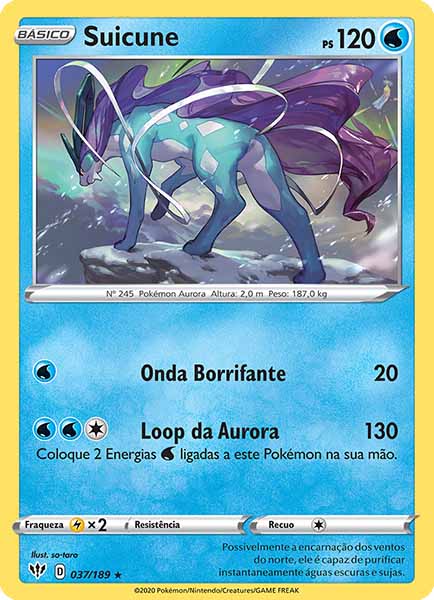 Carta Suicune (37 / 189)