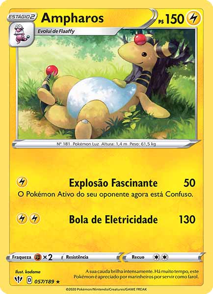 Carta Ampharos (57 / 189)