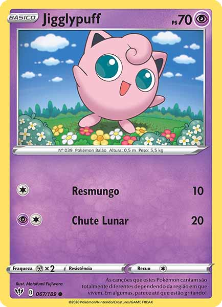 Carta Jigglypuff (67 / 189)