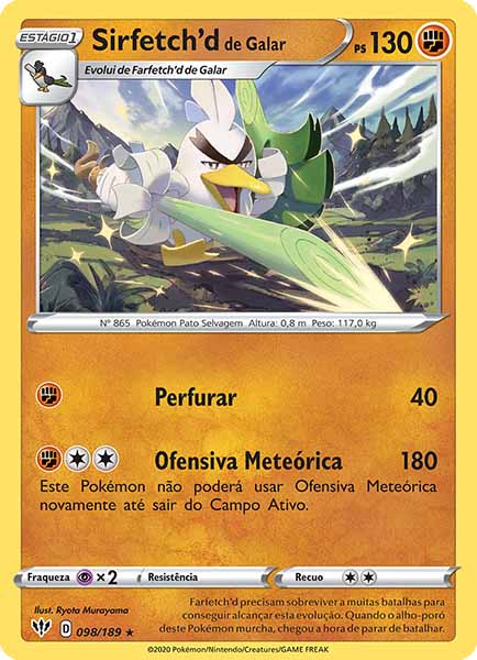 Carta Galarian Sirfetch'd (98 / 189)