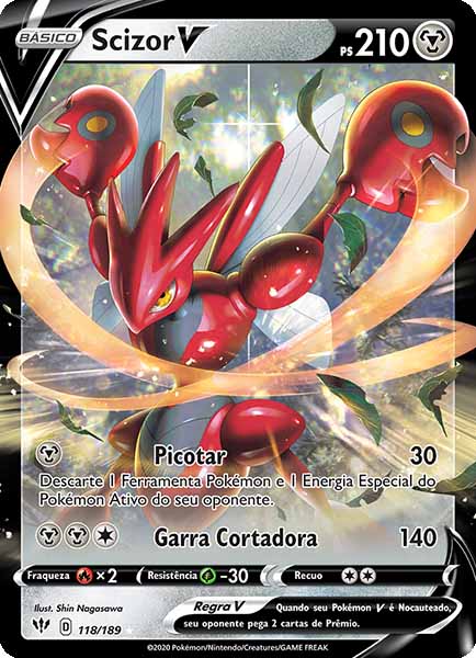 Carta Scizor V (118 / 189)