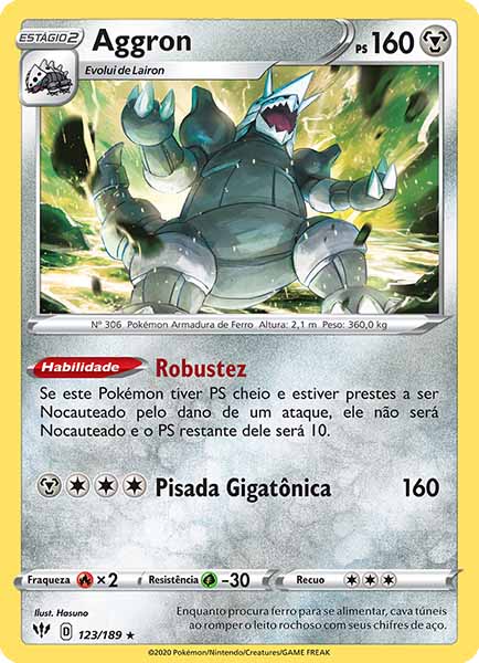 Carta Aggron (123 / 189)