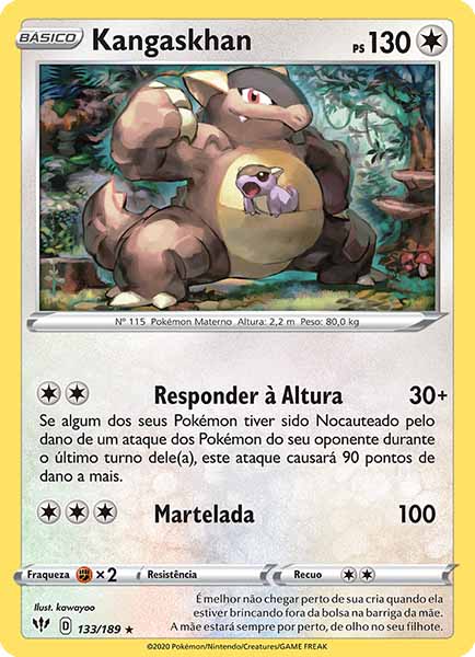 Carta Kangaskhan (133 / 189)