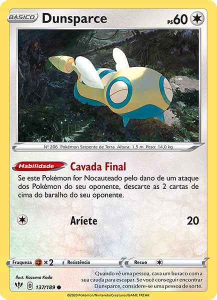 Carta Dunsparce (137 / 189)