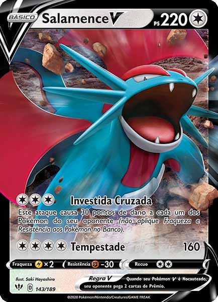 Carta Salamence V (143 / 189)