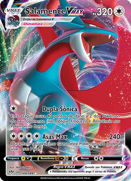 Carta Salamence VMAX (144 / 189)