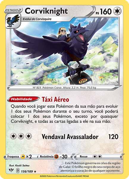 Carta Corviknight (156 / 189)