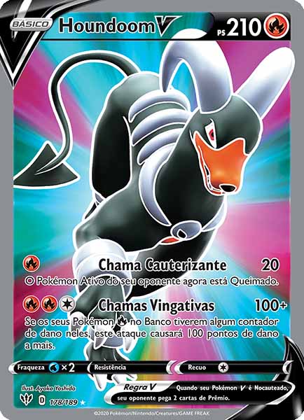 Carta Houndoom V (178 / 189)