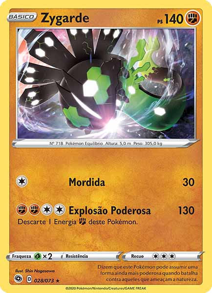 Carta Zygarde (28 / 73)