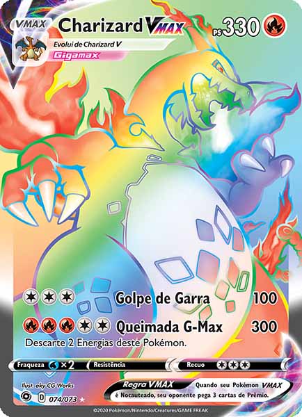 Carta Charizard VMAX (74 / 73)