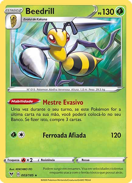 Carta Beedrill (3 / 185)