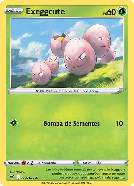 Carta Exeggcute (4 / 185)