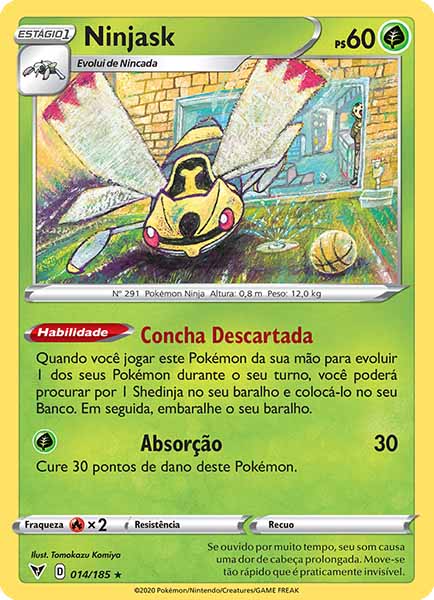 Carta Ninjask (14 / 185)