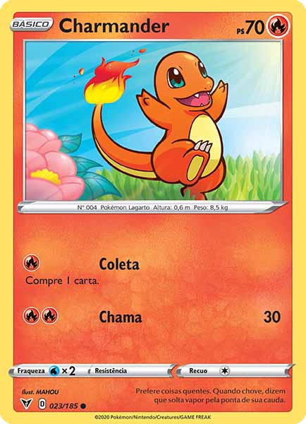 Carta Charmander (23 / 185)