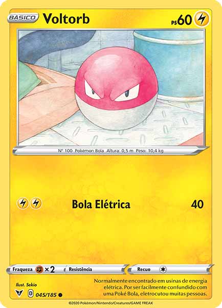 Carta Voltorb (45 / 185)