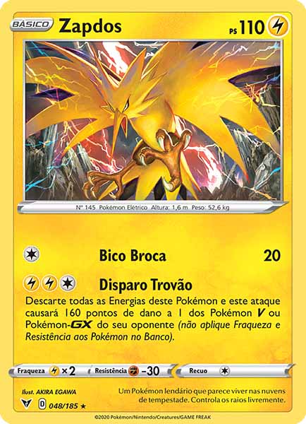 Carta Zapdos (48 / 185)