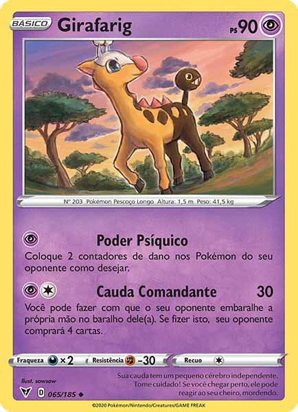 Carta Girafarig (65 / 185)