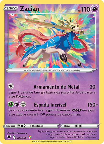 Carta Zacian (82 / 185)