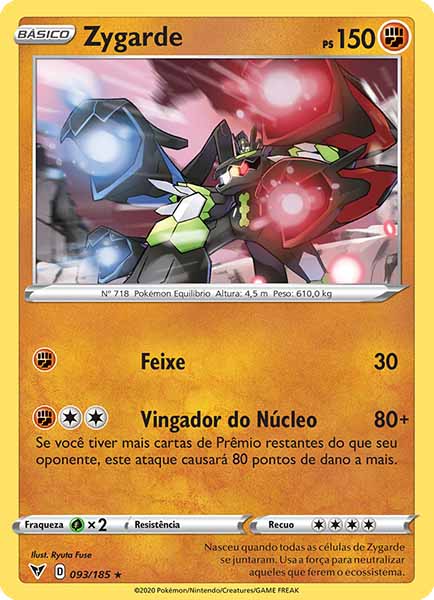 Carta Zygarde (93 / 185)