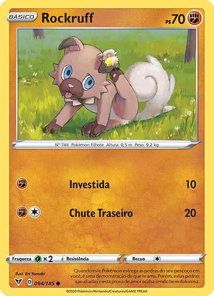 Carta Rockruff (94 / 185)